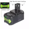 18V 3.0Ah Neuer Akku für Ryobi P2000,P2002,P2100,P2102,P2105,P2400,P250,P2500,P2600,P2603 P300,P301,P310,P3200,P3300,P3310,P340,P400,P410,P420,P430 – Bild 2