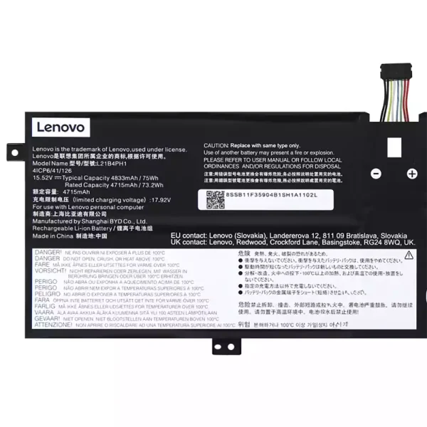 Neuer Akku für LENOVO L21B4PH1 L21C4PH1 L21M4PH1 L21L4PH1 L21D4PH1 – Bild 3