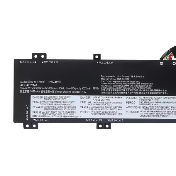 Neuer Akku für Lenovo L21B4PC0 L21C4PC1 L21D4PC1 L21M4PC2 L21M4PC3 – Bild 3