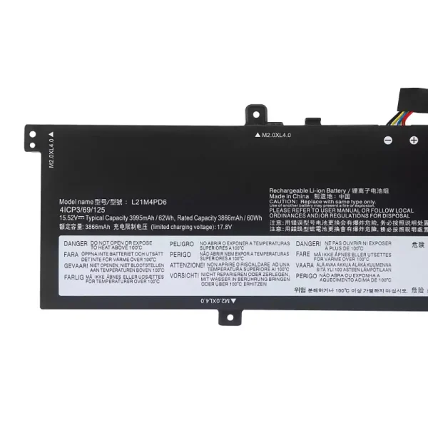 Neuer Akku für LENOVO L12M4PD6 – Bild 3