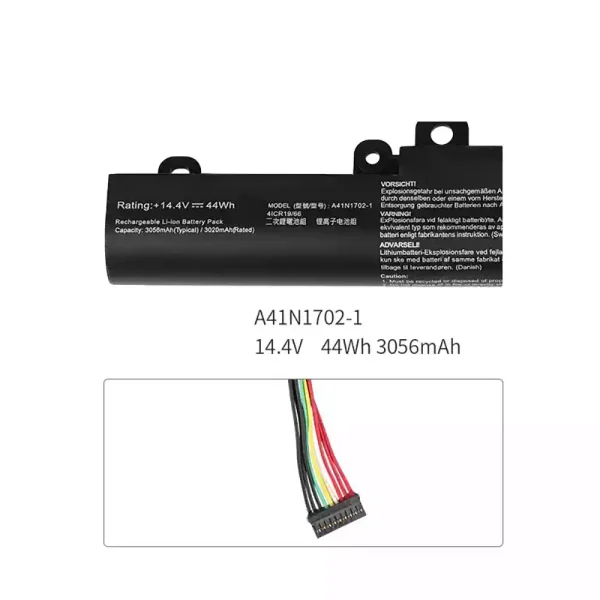 Neuer Akku für Asus A41N1702-1 – Bild 3