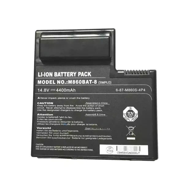Neuer Akku für CLEVO M860BAT-8