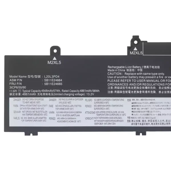 Neuer Akku für LENOVO L20M3PD4 L20L3PD4 – Bild 3