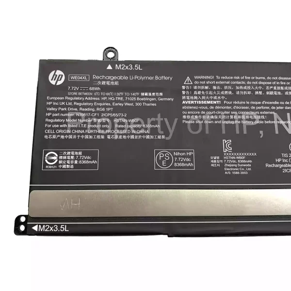 Neuer Akku für HP WE04XL HSTNN-WB0F N39857-005 – Bild 3