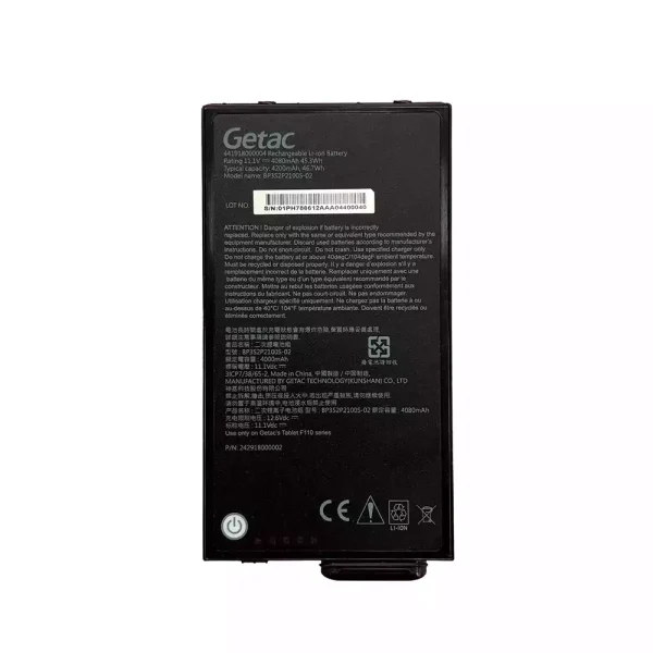 Neuer Akku für Getac BP3S2P2100S-02 BP3S1P2680B Getac F110
