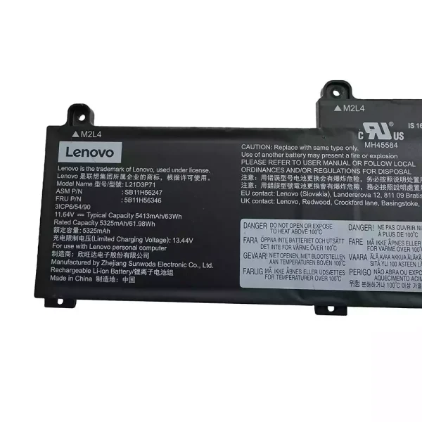 Neuer Akku für Lenovo L21D3P71 SB11H56247 5B11H56346 – Bild 3