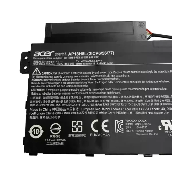 Neuer Akku für ACER AP18H18L – Bild 2