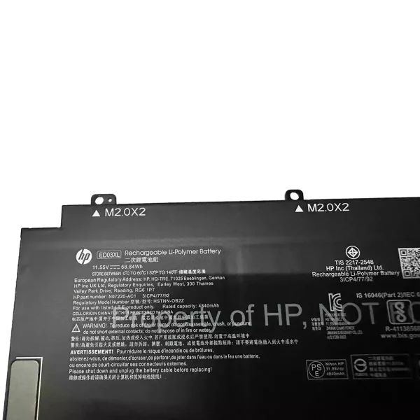 Neuer Akku für HP ED03XL – Bild 2