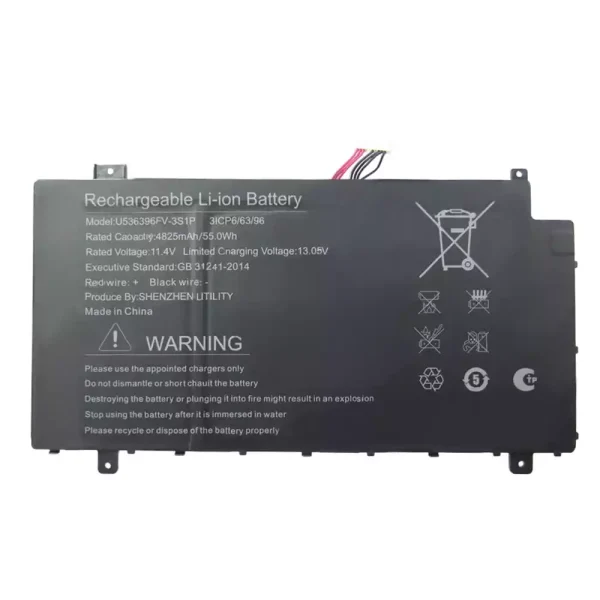 Neuer Akku für U536396PV-3S1P