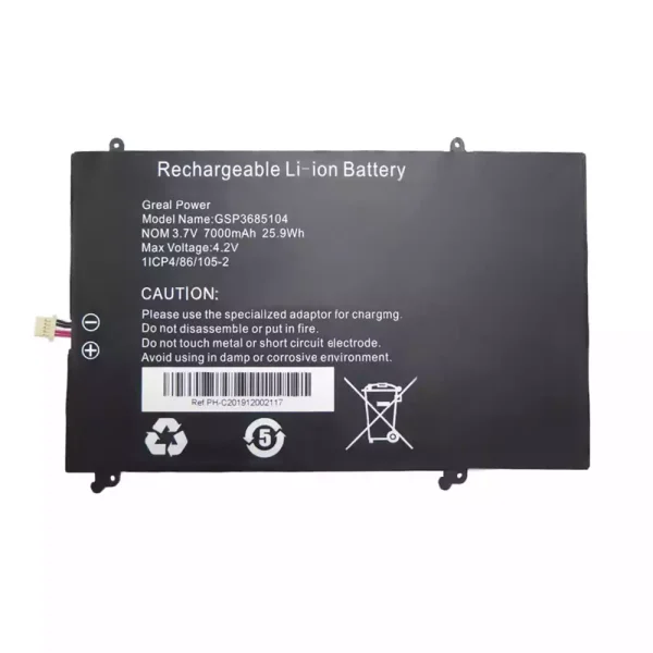 Neuer Akku für GSP3685104