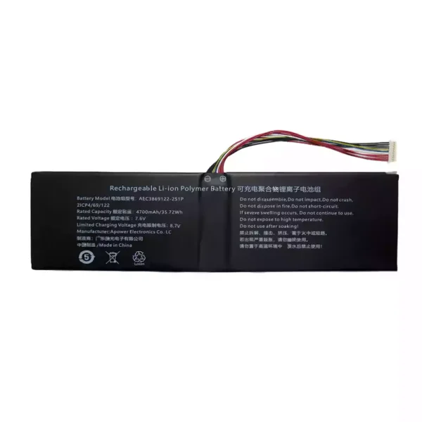 Neuer Akku für AEC3869122-2S1P