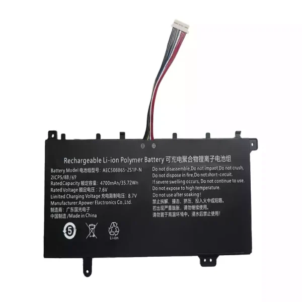 Neuer Akku für AEC508865-2S1P-N