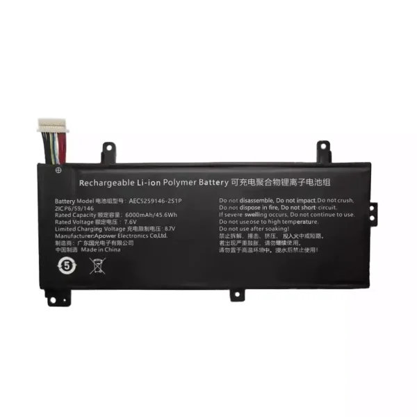 Neuer Akku für AEC5259146-2S1P