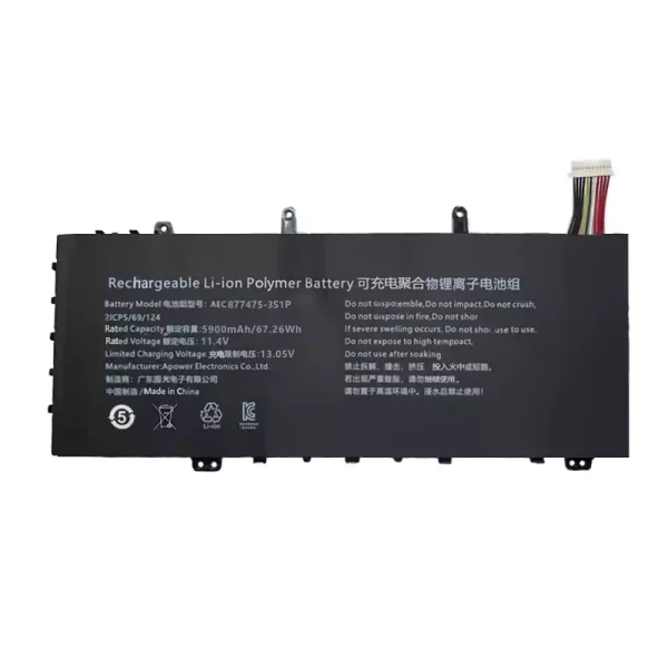 Neuer Akku für AEC677475-3S1P