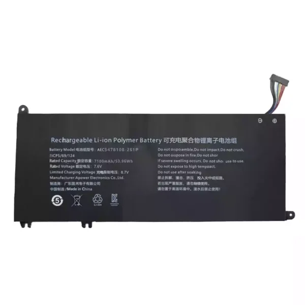 Neuer Akku für AEC5478108-2S1P