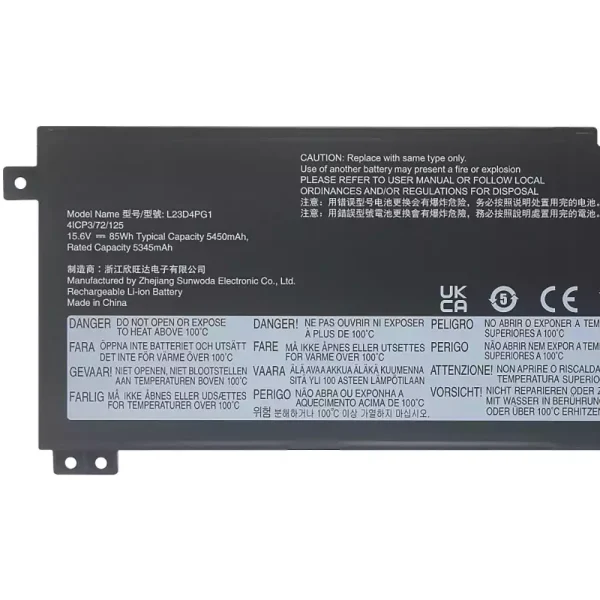 Neuer Akku für LENOVO L23N4PG1 L23X4PG1 L23D4PG1 – Bild 3