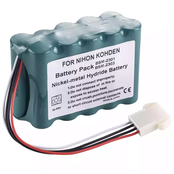 Neuer Akku für Nihon Kohden BSM-2300 BSM-2300A,BSM-2300K,BSM-2301,BSM-2301A,BSM-2301C,BSM-2301K,BSM-2303,BSM-2303C,BSM-2303K,BSM-2304,BSM-2304A