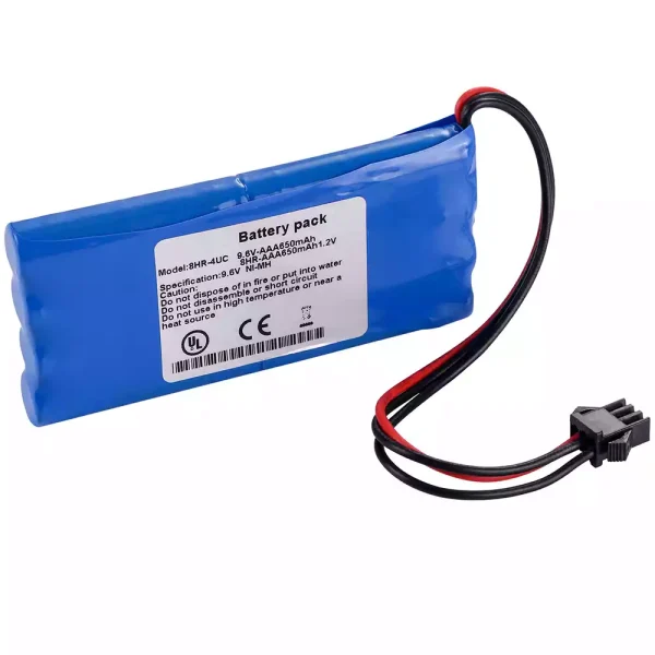Neuer Akku für 8HR-4UC 9.6V-AAA650MAH 8HR-AAA650mah1.2V