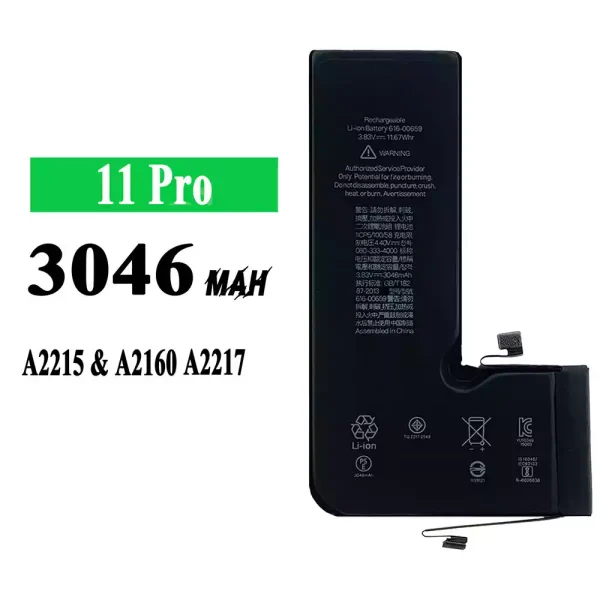 Akku modell 616-00659 für iPhone 11 Pro