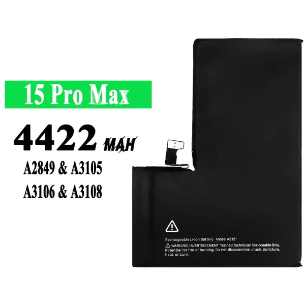Akku modell A3121 für iPhone 15 pro max