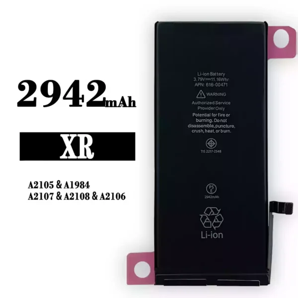 Akku modell 616-00471 für iPhone XR /A2105/A1984/A2107/A2108/A2106