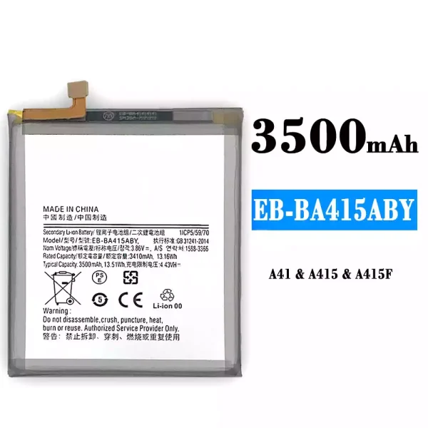 Akku modell EB-BA415ABY für Samsung A41