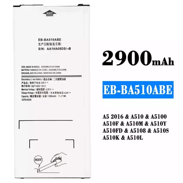 Akku modell EB-BA510ABE für Samsung A5 2016