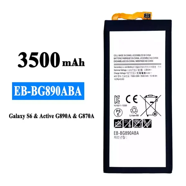 Akku modell EB-BG890ABA für Samsung Galaxy S6