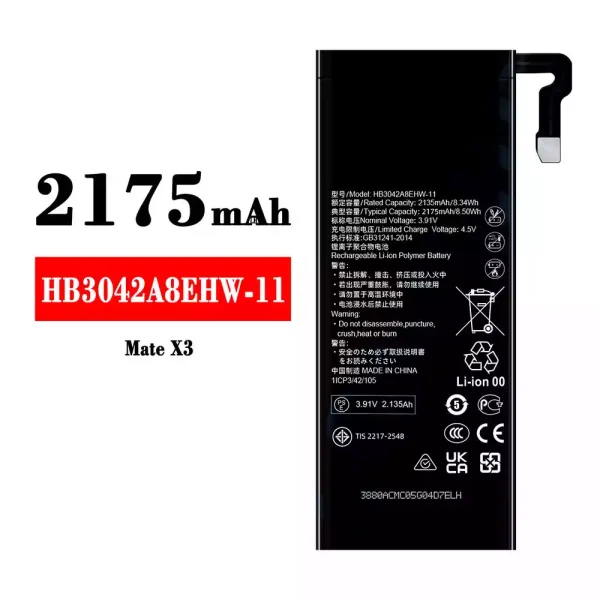 Akku modell HB3042A8EHW-11 für HUAWEI Mate X3