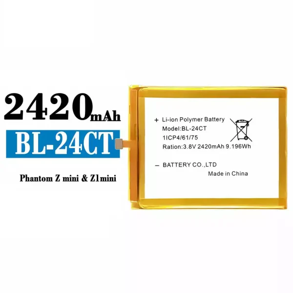 Akku modell BL-24CT für Tecno Phantom Z mini / Z1 mini