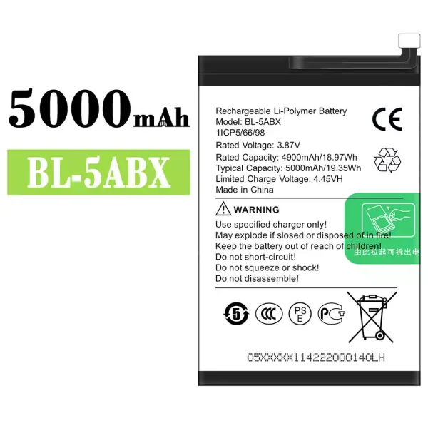 Akku modell BL-5ABX für Infinix