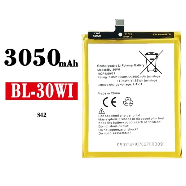 Akku modell BL-30WI für ITEL S42