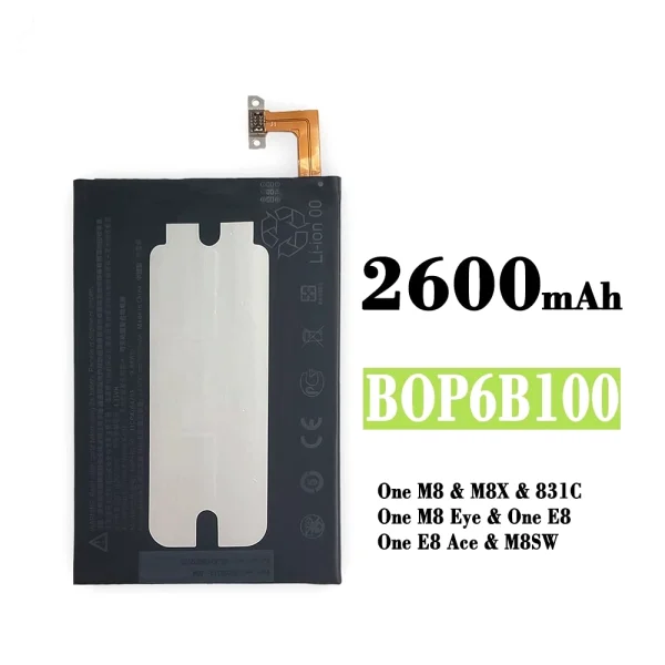 Akku modell B0P6B100 BOP6B100 für HTC One M8 / One E8