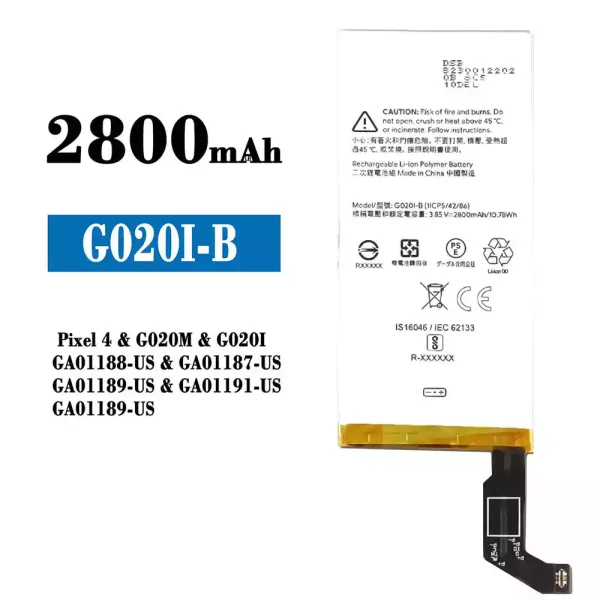 Akku modell G020I-B für Google Pixel 4