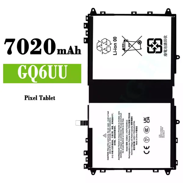 Akku modell GQ6UU für Google Pixel Toblet