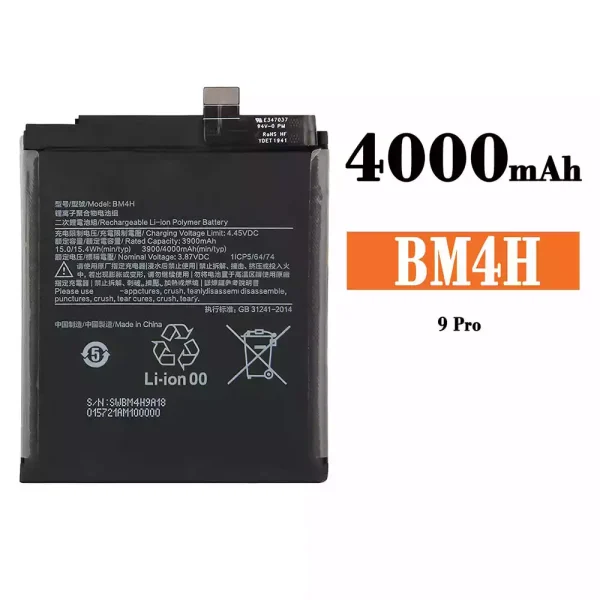Akku modell BM4H für Xiaomi 9 pro