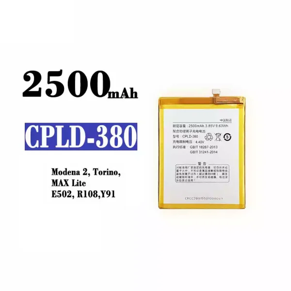 Akku modell CPLD-380 für Coolpad E502/Max Lite/R108/Y91/Modena 2/Torino