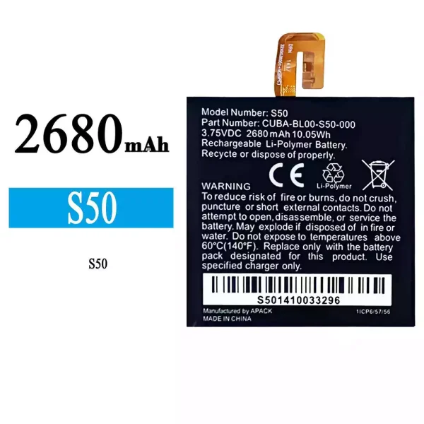 Akku modell S50 für CAT