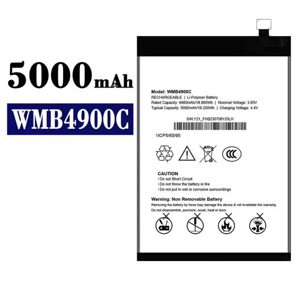 Akku modell WMB4900C für WALTON
