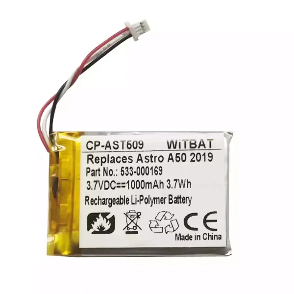 Akku für Kopfhörer Astro A50 2019 2020 2021,623441