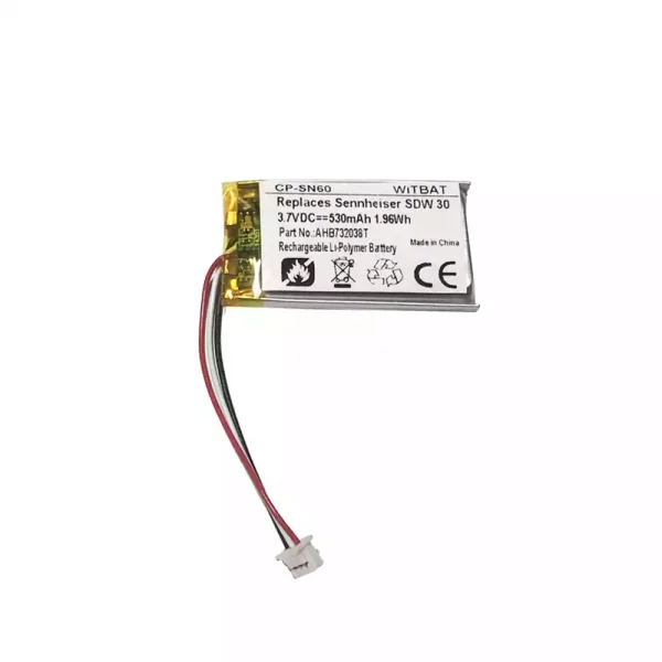 Akku für Kopfhörer Sennheiser SDW 30,SDW 30 HS,SDW 60,SDW 60 HS