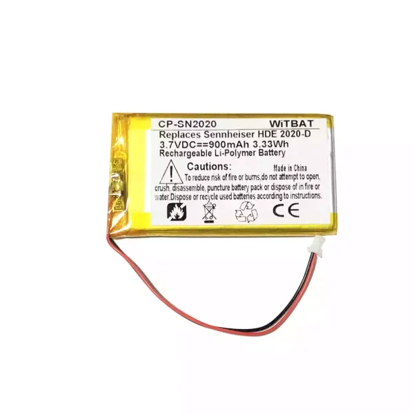Akku für Kopfhörer Sennheiser HDE 2020-D,HDE 2020-D II,HDE 2020-II
