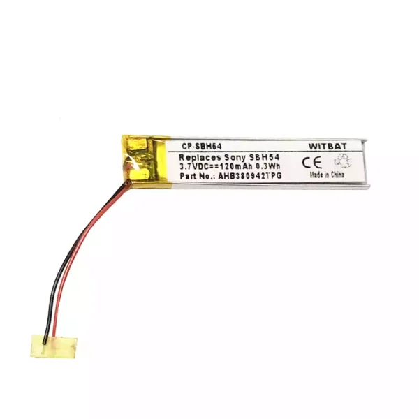 Akku für Kopfhörer Sony SBH54,AHB380942TPG,380942(2 wire)
