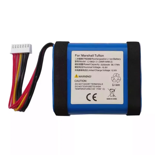 Akku für Lautsprecher Marshall Tufton,C196G1