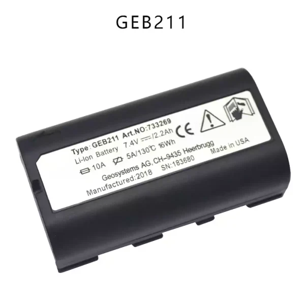 Neue akku für Leica GEB211,TS02/TS06/TS09/1200