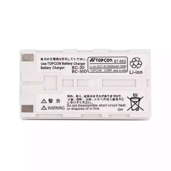 Neue akku für TOPCON BT-66Q RC-3 GMS-2 GPS FC-100